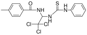 4-METHYL-N-(2,2,2-TRICHLORO-1-(3-PHENYL-THIOUREIDO)-ETHYL)-BENZAMIDE AldrichCPR