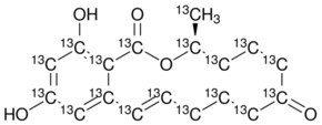 Zearalenone-13C18 solution ~25&#160;&#956;g/mL in acetonitrile, analytical standard