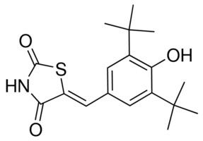 (5Z)-5-(3,5-DITERT-BUTYL-4-HYDROXYBENZYLIDENE)-1,3-THIAZOLIDINE-2,4-DIONE AldrichCPR
