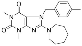 8-(1-AZEPANYL)-1,3-DIMETHYL-7-(4-METHYLBENZYL)-3,7-DIHYDRO-1H-PURINE-2,6-DIONE AldrichCPR