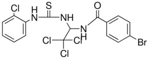 4-BROMO-N-(2,2,2-TRICHLORO-1-(3-(2-CHLORO-PHENYL)-THIOUREIDO)-ETHYL)-BENZAMIDE AldrichCPR