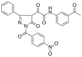 N-(3-ACETYLPHENYL)-2-[1-(4-NITROBENZOYL)-5-OXO-3-PHENYL-4,5-DIHYDRO-1H-PYRAZOL-4-YL]-2-OXOACETAMIDE AldrichCPR