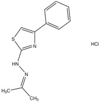 acetone (4-phenyl-1,3-thiazol-2-yl)hydrazone hydrochloride AldrichCPR