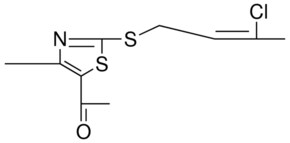 1-(2-{[(2Z)-3-chloro-2-butenyl]sulfanyl}-4-methyl-1,3-thiazol-5-yl)ethanone AldrichCPR
