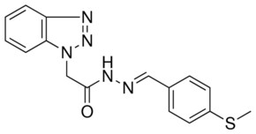 2-BENZOTRIAZOL-1-YL-ACETIC ACID (4-METHYLSULFANYL-BENZYLIDENE)-HYDRAZIDE AldrichCPR