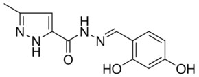 5-METHYL-2H-PYRAZOLE-3-CARBOXYLIC ACID (2,4-DIHYDROXY-BENZYLIDENE)-HYDRAZIDE AldrichCPR