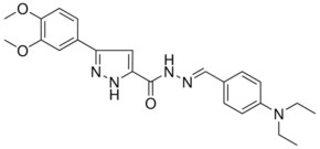 N'-{(E)-[4-(DIETHYLAMINO)PHENYL]METHYLIDENE}-3-(3,4-DIMETHOXYPHENYL)-1H-PYRAZOLE-5-CARBOHYDRAZIDE AldrichCPR