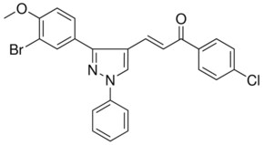 3-(3-(3-BR-4-METHOXY-PH)-1-PH-1H-PYRAZOL-4-YL)-1-(4-CHLOROPHENYL)-2-PROPEN-1-ONE AldrichCPR