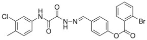 4-(2-((3-CL-4-METHYLANILINO)(OXO)ACETYL)CARBOHYDRAZONOYL)PHENYL 2-BROMOBENZOATE AldrichCPR
