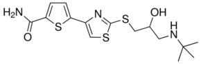 5-(2-{[3-(tert-butylamino)-2-hydroxypropyl]sulfanyl}-1,3-thiazol-4-yl)-2-thiophenecarboxamide AldrichCPR
