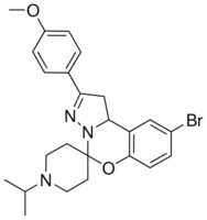 9-BROMO-1'-ISOPROPYL-2-(4-METHOXYPHENYL)-1,10B-DIHYDROSPIRO[BENZO[E]PYRAZOLO[1,5-C][1,3]OXAZINE-5,4'-PIPERIDINE] AldrichCPR