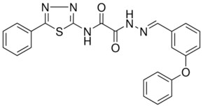 2-OXO-2-[(2E)-2-(3-PHENOXYBENZYLIDENE)HYDRAZINO]-N-(5-PHENYL-1,3,4-THIADIAZOL-2-YL)ACETAMIDE AldrichCPR