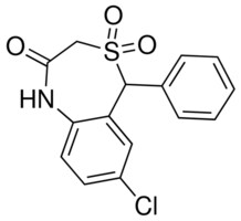 7-chloro-5-phenyl-1,5-dihydro-4,1-benzothiazepin-2(3H)-one 4,4-dioxide AldrichCPR