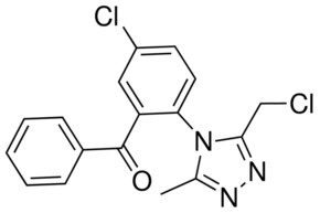 {5-chloro-2-[3-(chloromethyl)-5-methyl-4H-1,2,4-triazol-4-yl]phenyl}(phenyl)methanone AldrichCPR