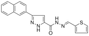 5-NAPHTHALEN-2-YL-2H-PYRAZOLE-3-CARBOXYLIC ACID THIOPHEN-2-YLMETHYLENE-HYDRAZIDE AldrichCPR