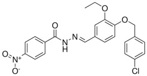 N'-(4-((4-CHLOROBENZYL)OXY)-3-ETHOXYBENZYLIDENE)-4-NITROBENZOHYDRAZIDE AldrichCPR