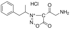 4-(2-AMINOACETYL)-5-OXO-3-(1-PHENYLPROPAN-2-YL)-4,5-DIHYDRO-1,2,3-OXADIAZOL-3-IUM-4-IDE HYDROCHLORIDE AldrichCPR