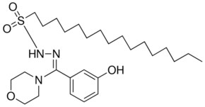 1-HEXADECANESULFONIC ACID (M-HYDROXY-ALPHA-MORPHOLINOBENZYLIDENE)-HYDRAZIDE AldrichCPR