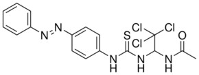 N-(2,2,2-TRICHLORO-1-(((4-(PHENYLDIAZENYL)ANILINO)CARBOTHIOYL)AMINO)ET)ACETAMIDE AldrichCPR