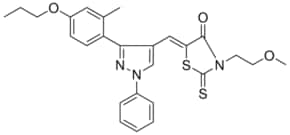 (5Z)-3-(2-METHOXYETHYL)-5-{[3-(2-METHYL-4-PROPOXYPHENYL)-1-PHENYL-1H-PYRAZOL-4-YL]METHYLENE}-2-THIOXO-1,3-THIAZOLIDIN-4-ONE AldrichCPR