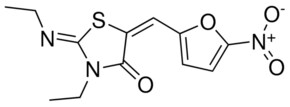(2Z,5E)-3-ethyl-2-[(Z)-ethylimino]-5-[(5-nitro-2-furyl)methylene]-1,3-thiazolidin-4-one AldrichCPR