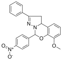 ME 5-(4-NITROPHENYL)-2-PH-1,10B-DIHYDROPYRAZOLO(1,5-C)(1,3)BENZOXAZIN-7-YL ETHER AldrichCPR