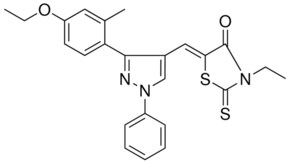 (5Z)-5-{[3-(4-ETHOXY-2-METHYLPHENYL)-1-PHENYL-1H-PYRAZOL-4-YL]METHYLENE}-3-ETHYL-2-THIOXO-1,3-THIAZOLIDIN-4-ONE AldrichCPR