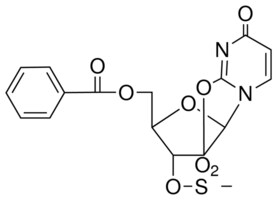 {3-[(methylsulfonyl)oxy]-6-oxo-2,3,3a,9a-tetrahydro-6H-furo[2',3':4,5][1,3]oxazolo[3,2-a]pyrimidin-2-yl}methyl benzoate AldrichCPR