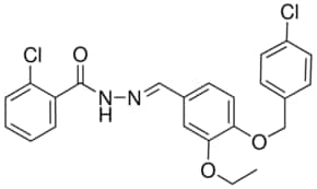 2-CHLORO-N'-(4-((4-CHLOROBENZYL)OXY)-3-ETHOXYBENZYLIDENE)BENZOHYDRAZIDE AldrichCPR