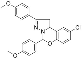 9-CHLORO-2,5-BIS(4-METHOXYPHENYL)-1,10B-DIHYDROPYRAZOLO(1,5-C)(1,3)BENZOXAZINE AldrichCPR