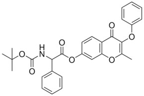 TERT-BUTOXYCARBONYLAMINO-PH-ACETIC ACID 2-ME-4-OXO-3-PHENOXY-4H-CHROMEN7YL ESTER AldrichCPR