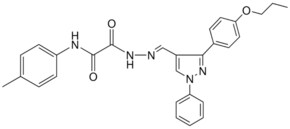 N-(4-METHYLPHENYL)-2-OXO-2-((2E)-2-{[1-PHENYL-3-(4-PROPOXYPHENYL)-1H-PYRAZOL-4-YL]METHYLENE}HYDRAZINO)ACETAMIDE AldrichCPR