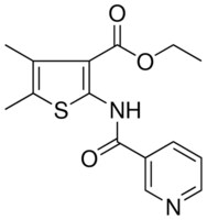 ETHYL 4,5-DIMETHYL-2-((3-PYRIDINYLCARBONYL)AMINO)-3-THIOPHENECARBOXYLATE AldrichCPR