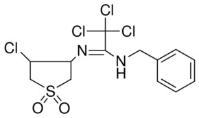 N-BZL-2,2,2-TRICHLORO-N'-(4-CL-1,1-DIOXO-TETRAHYDRO-THIOPHEN-3-YL)-ACETAMIDINE AldrichCPR
