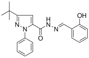 5-TERT-BUTYL-2-PH-2H-PYRAZOLE-3-CARBOXYLIC ACID (2-HYDROXY-BENZYLIDENE)HYDRAZIDE AldrichCPR