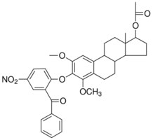 3-(2-benzoyl-4-nitrophenoxy)-2,4-dimethoxyestra-1(10),2,4-trien-17-yl acetate AldrichCPR