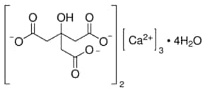 柠檬酸三钙 四水合物 BioUltra, &#8805;98.0% (calc. on dry substance, KT)