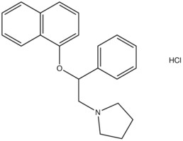 1-[2-(1-naphthyloxy)-2-phenylethyl]pyrrolidine hydrochloride AldrichCPR