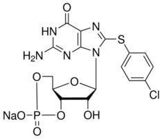 8-（4-氯苯硫基）-鸟苷 3&#8242;,5'-环单磷酸 钠盐 &#8805;95% (HPLC), powder
