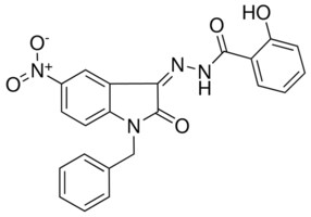 N'-[(3Z)-1-BENZYL-5-NITRO-2-OXO-1,2-DIHYDRO-3H-INDOL-3-YLIDENE]-2-HYDROXYBENZOHYDRAZIDE AldrichCPR