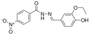 N'-(3-ETHOXY-4-HYDROXYBENZYLIDENE)-4-NITROBENZOHYDRAZIDE AldrichCPR