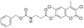 3-BENZYLOXYCARBONYLAMINO-PROPIONIC ACID 3,6-DI-CL-4-ME-2-OXO-2H-CHROMEN7YL ESTER AldrichCPR