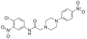 N-(4-CHLORO-3-NITROPHENYL)-2-(4-(4-NITROPHENYL)-1-PIPERAZINYL)ACETAMIDE AldrichCPR