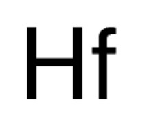 Hafnium foil, not light tested, 25x25mm, thickness 0.006mm, 97%
