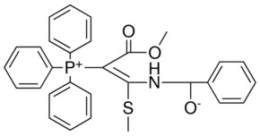{[(1Z)-3-METHOXY-1-(METHYLSULFANYL)-3-OXO-2-(TRIPHENYLPHOSPHONIO)-1-PROPENYL]AMINO}(PHENYL)METHANOLATE AldrichCPR