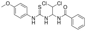 N-(2,2-DICHLORO-1-(((4-METHOXYANILINO)CARBOTHIOYL)AMINO)ETHYL)BENZAMIDE AldrichCPR
