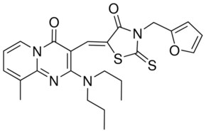 2-(DIPROPYLAMINO)-3-{(Z)-[3-(2-FURYLMETHYL)-4-OXO-2-THIOXO-1,3-THIAZOLIDIN-5-YLIDENE]METHYL}-9-METHYL-4H-PYRIDO[1,2-A]PYRIMIDIN-4-ONE AldrichCPR