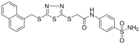 N-[4-(AMINOSULFONYL)PHENYL]-2-({5-[(1-NAPHTHYLMETHYL)SULFANYL]-1,3,4-THIADIAZOL-2-YL}SULFANYL)ACETAMIDE AldrichCPR