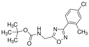 tert-Butyl [3-(4-chloro-2-methylphenyl)-1,2,4-oxadiazol-5-yl]methylcarbamate AldrichCPR