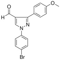 1-(4-BROMOPHENYL)-3-(4-METHOXYPHENYL)-1H-PYRAZOLE-4-CARBALDEHYDE AldrichCPR